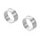 2Pièces Douille Conversion Pédalier Résistante Argent Aluminium 9