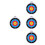 4Pcs Durable ABS Targets for Kids Home Practice Games 5