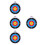 4Pcs Durable ABS Targets for Kids Home Practice Games 6