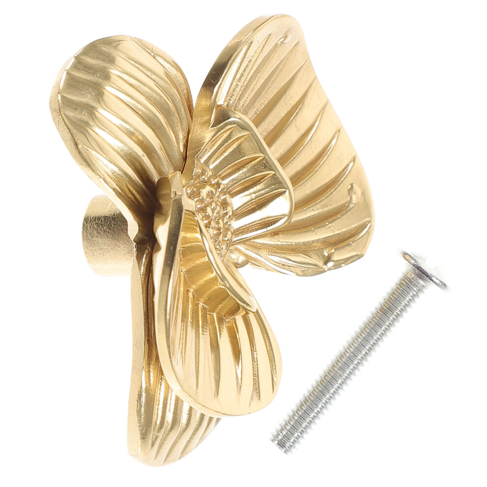 Photos - Other for Repair 5Pcs Gold Dresser Drawer Pulls Vintage Style Cabinet Door Handles