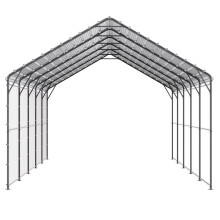 Tente d'extérieur - DUOKU - Abri d'auto en Métal - 4 x 8 x 3,15 m - Anti-corrosion - Pour 1 véhicule