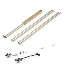 Duoku-Unterrahmen-Kit für Wohnzimmer-Türen für Schiebetüren mit einer Breite von 61-76 cm und einer Höhe von 203 cm