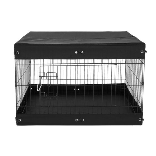 Cercado de exercícios - DUOKU - 4 Painéis - Metal - Dobrável - 24x36 polegadas