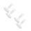 4Pcs White Plastic Mason Jar Lids with Airlock for Fermentation Kits 5