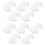 20Pcs White Plastic Drawer Track Guides Stable for Furniture Use 9