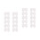 20Pcs White Plastic Drawer Track Guides Stable for Furniture Use 5