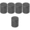 5Pcs Convenient Graphite Refining Crucible with Cover for Metal Melt 4