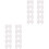 20Pcs White Plastic Drawer Track Guides Stable for Furniture Use 6