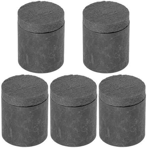 5Pcs Convenient Graphite Refining Crucible with Cover for Metal Melt 1