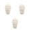 3Stk Kreativer Beiger Badeschwamm, Slipper Design, Und Effektiv 5