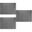 3Pcs Student Calligraphy Felt Mat Grey Desk Protection Pad 7