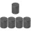 5Pcs Convenient Graphite Refining Crucible with Cover for Metal Melt 5