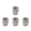 4Pcs Adjustable Soft Pet Neck Cone Collar Grey Comfortable Protective 6