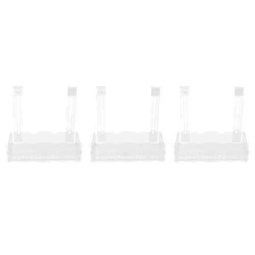 3Pcs Premium Transparent Water Plants Planter with Hook for Aquariums 2
