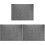 3Pcs Student Calligraphy Felt Mat Grey Desk Protection Pad 3