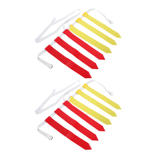 20Pcs Adjustable Football Flag Belts Multi-Color PP PVC Training Gear 1