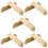 10Pcs Light Brown Maple Finger Skateboard Decks for DIY Replacement 10