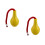 2Pcs Yellow Floating Vase Hanging Bottle Trick for Party 3