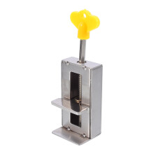 1Pc Children Safety Window Lock Stainless Steel Sliding Lock with Key