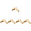 10Pcs Light Brown Maple Finger Skateboard Decks for DIY Replacement 7