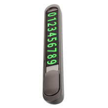4Sets Creative Design Metal Temporary Car Parking Phone