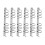 30Pcs Metal Binder Rings Silver DIY Loose Leaf Binder Clips Office Use 11