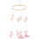 2Pcs Hanging Wind Chime Mobile with Colorful Felt Balls 10