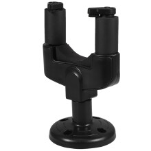 5Pcs Black Guitar Wall Hangers Auto Locking Hook for Secure Mounting