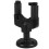 5Pcs Black Guitar Wall Hangers Auto Locking Hook for Secure Mounting 1