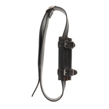 2Pcs Lightweight PU Sword Belt Black for Halloween Use