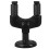 5Pcs Black Guitar Wall Hangers Auto Locking Hook for Secure Mounting 2