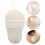 3Stk Kreativer Beiger Badeschwamm, Slipper Design, Und Effektiv 11