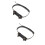 2Pcs Lightweight PU Sword Belt Black for Halloween Use 8