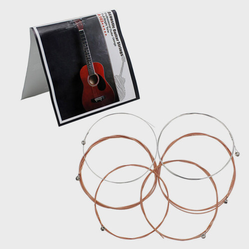 24Pcs Durable Stainless Steel Guitar Strings Acoustic Replacement Set 2