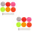 12Pcs Warning Reflective Keychains for Bicycles and Backpacks 7