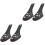 2Pairs Practical Black Plastic Shoe Expander for Home Shoe Maintenance 5
