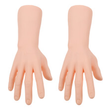 6Pz Espositore Anelli Mano Uomo Khaki Organizzatore Gioielli Manichino