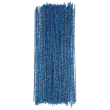 300Pcs Blue Iron Wire Chenille Stems for Crafts DIY Twisted Decoration