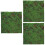3Pcs Green Artificial Moss Sheet Plastic Turf for Decorative Home Use 6