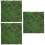 3Pcs Green Artificial Moss Sheet Plastic Turf for Decorative Home Use 7