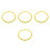 4Pcs Lightweight Pe Workout Arm Hoop for Strength and Flexibility 4