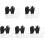5Set Piercing Naso Kit Portatile Anelli Colorati Sicuri 2