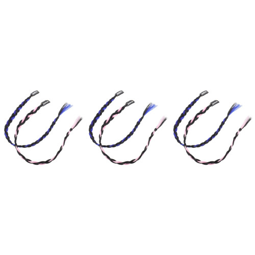 12Pz Extension Sintetici Multi Treccia Decorazione 2