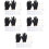 5Set Piercing Naso Kit Portatile Anelli Colorati Sicuri 7
