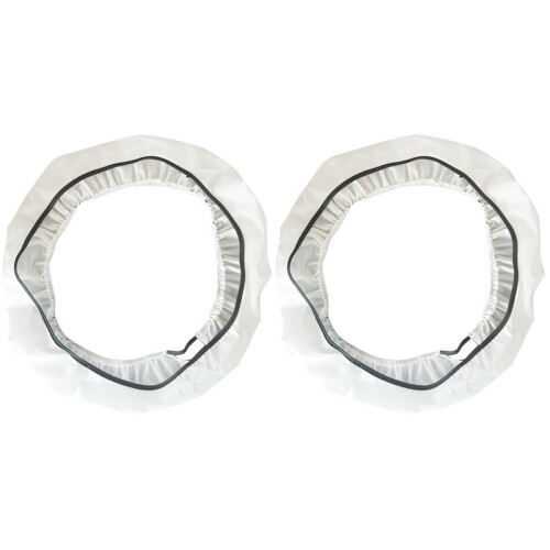 2Pcs Adjustable White Ring Light Diffuser Soft Light Reflector Sock 1