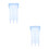 2Sets Plastic Darts Bewaarbox Draagbare Slijtvaste Opbergdoos 9
