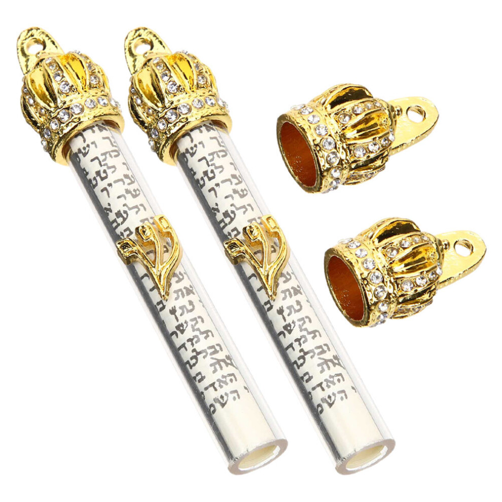 8Szt Metalowa Mezuzah Wielokolorowa, Ozdoba Drzwi Z BłOgosłAwieńStwem-image