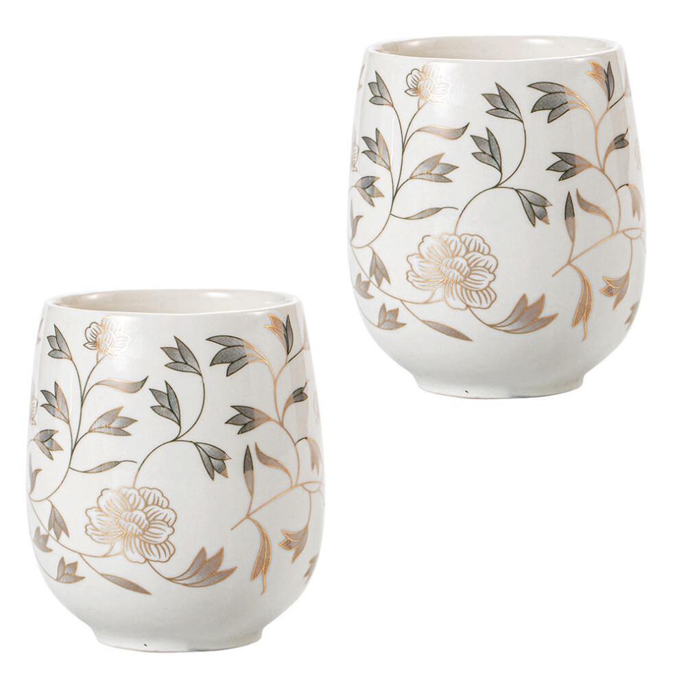 4Szt Retro Ceramiczne FiliżAnki Do Herbaty Praktyczne I Stylowe-image