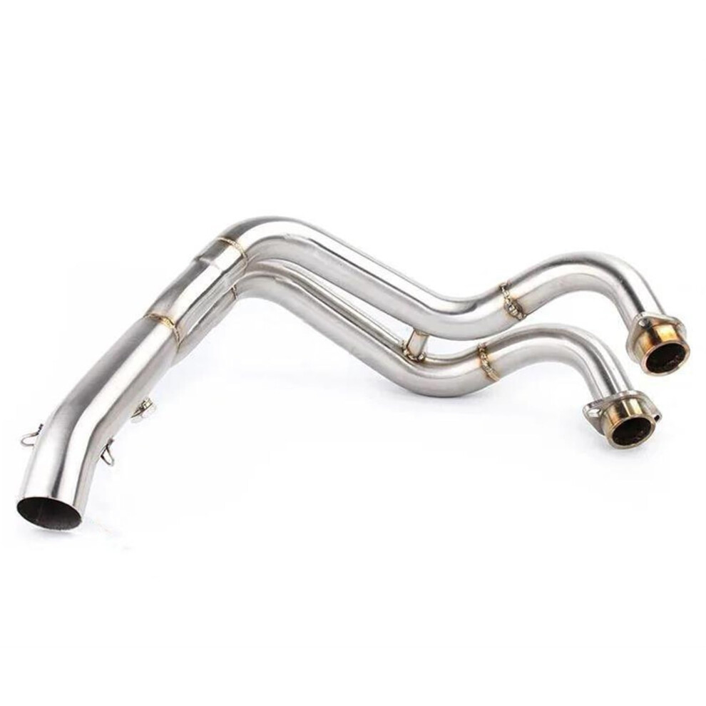 Exhaust System Motorbike Middle Link Pipe Accessories For Yamaha Mt07 Fz07 Xsr700 R7 2014-2023 Durable Stainless Steel 9412369353054