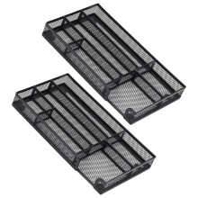 Minimalisten Metalen Lade Lade Kantoor Thuis Desktop-2 pakjes